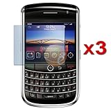 3 Clear Screen Protector Film for Blackberry Bold 9650