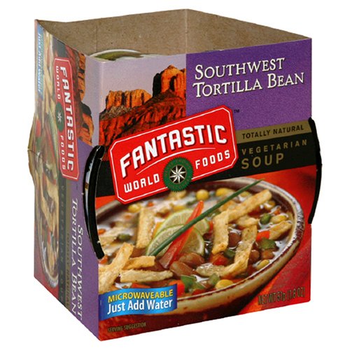 Fantastic Foods Soup Cup, Southwest Tortilla Bean, 1.8-Ounces (Pack of 12) by Fantastic Foods