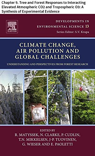 Climate Change, Air Pollution and Global Challenges: Chapter 9. Tree and Forest Responses to Interacting Elevated Atmospheric CO2 and Tropospheric O3: ... (Developments in Environmental Science)