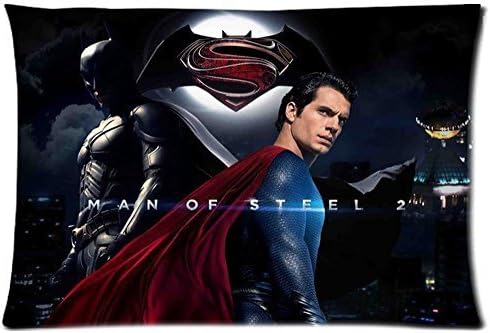 Ulive Anime Dakimakura Pillow Case Superman Vs Batman Hugging Pillowcase 20X30 Inch 2 Sides