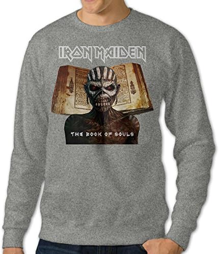 Duola Men's Iron Maidens Book Of Soul Classic Sweater Ash 3X