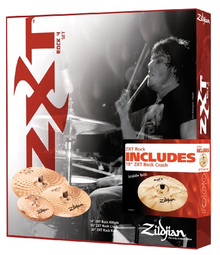 Zildjian ZXT Rock Cymbal Bonus Box Set with Bounus 18 Crash