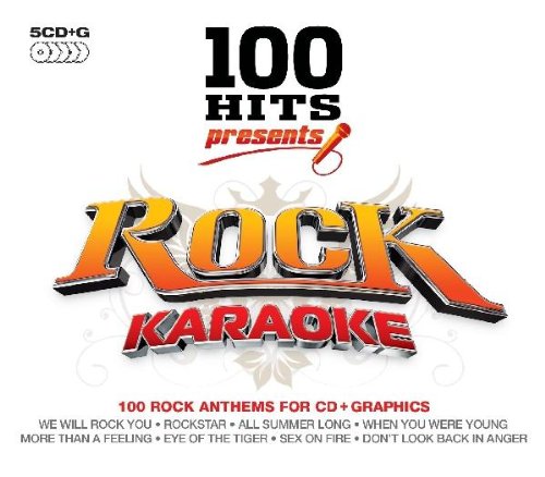 Various Artists 100 Hits Presents: Karaoke Rock cd cover