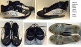 John Lynch DUAL Autographed 2004 Game Used Shoes - Denver Broncos