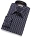 Van Heusen Men's Long Sleeve Men's Fitted Fancy Broadcloth Stripe Shirt