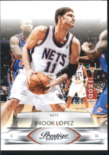 2009 /10 Panini Prestige Basketball Card # 63 Brook Lopez New Jersey Nets Mint Condition- Shipped In Protective Screwdown Display Case!