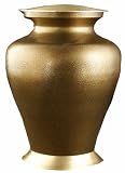 Star Legacy Supreme Aluminum Urn with Velvet Bag, Copper, Adult/Large