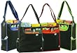 Deluxe Pocket Messenger Shoulder Tote Bag