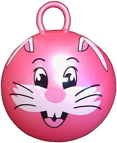 24" Jumping Ball with Round Handle and Rabbit Face
