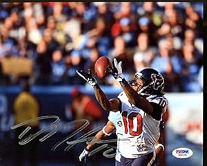 Autographed DeAndre Hopkins Photo - 8x10 #W90135 - PSA/DNA Certified - Autographed NFL Photos