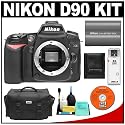 Nikon D90 Digital SLR Camera Body + Nikon EN-EL3e Battery + Case + Cameta Bonus Accessory Kit