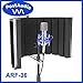 Post Audio ARF-36 Foldable Reflection Filter and Portable Vocal Booth with Carrying Bag. Studio Sound Anywhere, Anytime.