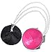 Ayliss Sexy Black Chain Tassel Satin Nipple Cover Petals Pasties