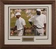 Tiger Woods And Michael Jordan at the Wachovia Championship 16x20 Framed Photograph