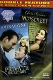 HIS PRIVATE SECRETARY+INDISCREET[DOUBLE FEATURE]