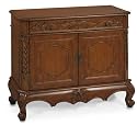 Winslow Wood door Cabinet Two door Antique Cherry