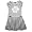 Flowers By Zoe - Girls Striped Dress, Black, White (Size 4)