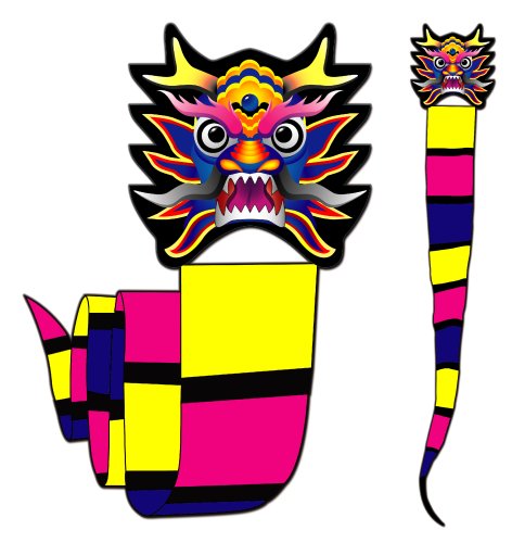 Childrens Toyshop  Toys : CloudPleasers¿ Nylon Kite: Long Tail Serpent by X-Kites