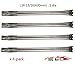 BBQ Mart B0361(4-Pack) Universal Straight Stainless Steel Pipe Burner for Costco Kirkland, Charmglow, Nexgrill, Perfect Glo, and Other Grills