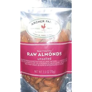 Archer Farms Raw Almonds Unsalted 2.5oz by Archer Farms