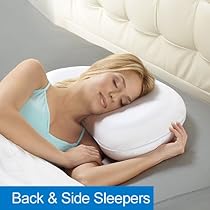 Shopping Deals Biosense Plus Arc Shaped Sleep Pillow With Cool Gel
