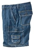 KingSize Big & Tall 8" Cargo Shorts in Twill or Denim