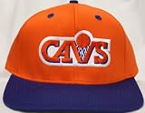 Cleveland Cavaliers Snapback Orange / Blue Adjustable Plastic Snap Back Hat / Cap