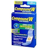Compound W Wart Remover, Maximum Strength, One Step Invisible Strips, 14 ct.