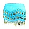 CELRIC Bauchtanztuch Bellydance M�nzg�rtel H�ftg�rtel Strandg�rtel Tanztuch in t�rkis 01
