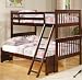 Cappuccino Twin over Full Bunk Bed - Coaster 460232