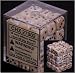 Chessex Marble 12mm d6 Ivory w/Black Dice Block 36 Dice