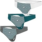 NFL Philadelphia Eagles Women's Mystic Memory Thong - Set of 3 Extra Large
