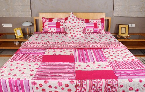 Imagen 1 de Design Bed Spread hoja de cama Set de cojines a juego Cubra Una colcha y almohada Casos Tamaño 90 x 108 pulgadas