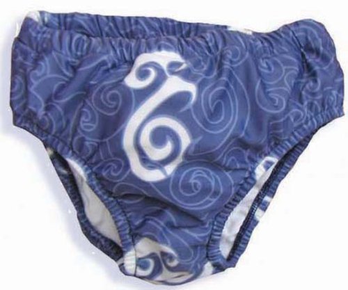 Childrens Toyshop  Toys : Baby Aquanappy Denim Tattoo 12-18 months