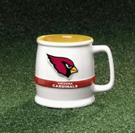 Arizona Cardinals Sculpted 16oz Tankard Mug