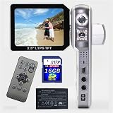 SVP HDDV-3001 12MP Max. 6-in-1 Multi-Functional Camcorder with a 2.5 TFT LCD Monitor! (Free-16GB SDHC Memory Card Card & 2 Li-ion batteries)