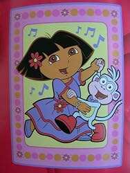 Luxury Dora The Explorer Plush Blanket