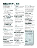 View Book 'Lotus Notes 7 Mail Quick Reference Guide (Cheat Sheet of Instructions, Tips & Shortcuts - Laminated)' 