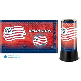MLS New England Revolution Rotating Lamp