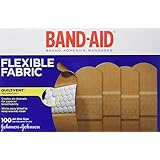 Band-Aid Johnson & Johnson Band-Aid, Flexible Fabric, 100-Count Boxes