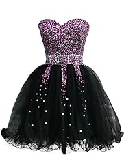 Beaded Backless Cocktail Short Homecoming Dress/Prom Dress/Party Dress 