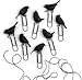 Birds On A Wire Picture Hanger