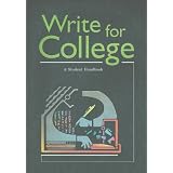 Write for College: A Student Handbook