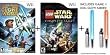 Star Wars Clone Wars + Lego Star Wars Complete Sage + Dual Glow Sabers for Nintendo Wii