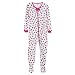 Toddler Girls' Circo Cotton Flower Footie Pajama - White