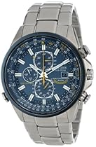 Big Sale Citizen Men's AT8020-54L Eco-Drive Blue Angels World Chronograph A-T Watch