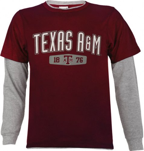 Buy Texas A&M Aggies Vapor Double Layer Long Sleeve Thermal T-Shirt