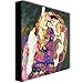 Trademark Fine Art Virgins by Gustav Klimt Canvas Wall Art, 24x24-Inch