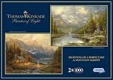 from Gibsons Games Gibsons puzzle - Mountain Majesty/Beginning of a Perfect Day 1000 pieces x 2