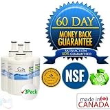 Green Filter for Samsung HAFCU1/XAA NSF Certified Refrigerator Water Filter, Certified Green, Made in North America 3 Pack